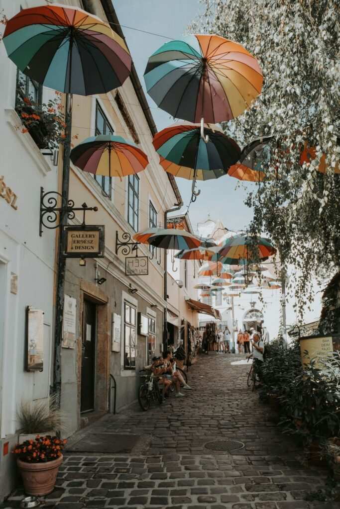Szentendre látképe a Dunakanyarban